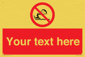 Custom No kite surfing